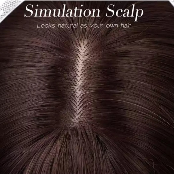 NWT Synthetic Wigs Chocolate Brown Long Curly Wave Cosplay Hair - Picture 7 of 12